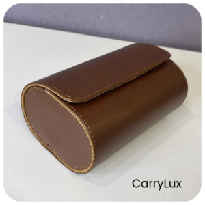 Premium Quality Imported Leather Travel Watch Box 2 Slots