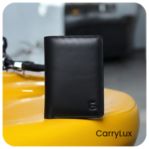 Black Leather Premium Biker Wallet