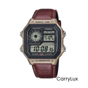 Casio Youth World Timer Digital Men's Watch- AE-1200WHL-5AV