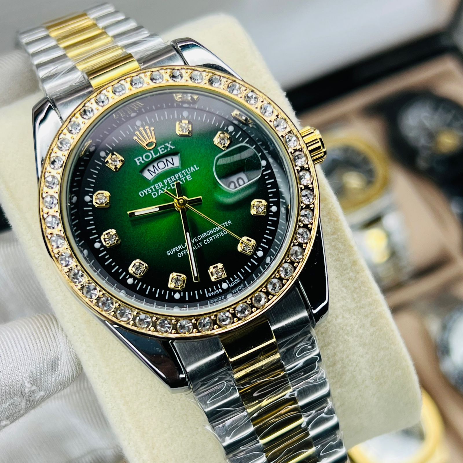 Premium Quality Watches T Stone Green