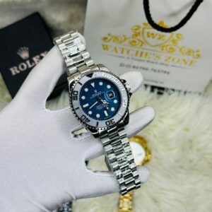 Premium Quality Luxury Sport Silver Blue Watches