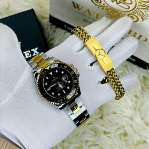 Diver Style Watches & Bracelet Combo