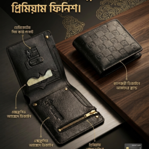 Heritage Bifold Leather Wallet â Black