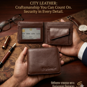 Nova Bifold Leather Wallet â Chocolate